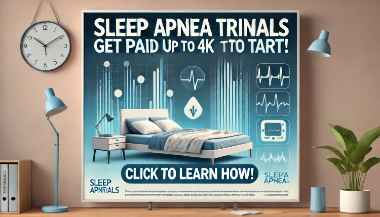 How You Can Earn 4 Figures by Participating in a Sleep Apnea Clinical Trial